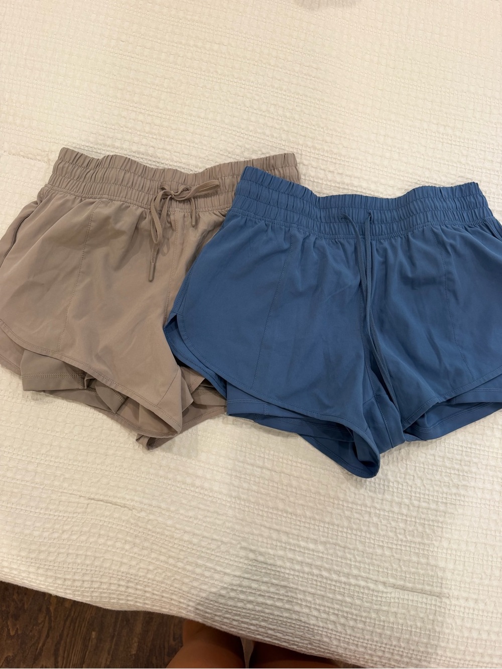 Shorts bundle! 90 degree by reflex tan and blue shorts! Size XS!